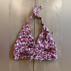 Billabong Crochet Top Size Medium